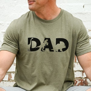 Dinosaur Dad shirt I Dino Birthday Party Tees I Father's Day shirts I Two Rex Bday I Three Rex B-Day Graphic Tee I T-Shirt for Dad