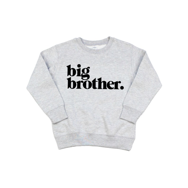 Big Brother Sweatshirt I Big Bro Sweatshirts I Brother Shirts I Matching Sibling Set I Older Sibling Baby Announcement I Big Sister Shirt 