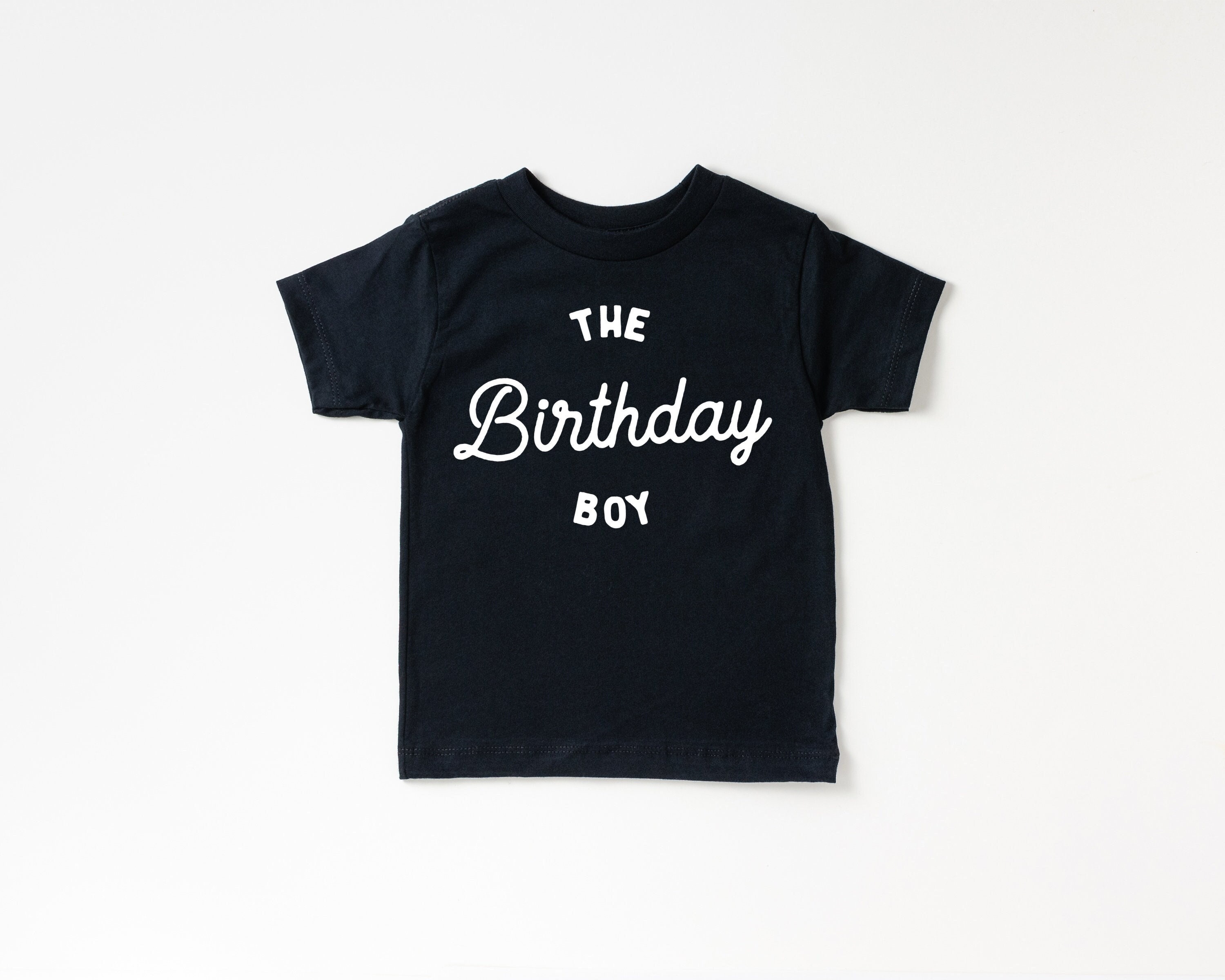 Retro Birthday Boy Shirt: Minimalist First Birthday Tee - Etsy Israel, image size:3000x2400