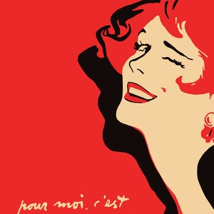 Dubonnet Poster Advert circa 1954 - een mooie mid century afbeelding ideaal voor muur- of kaartkunst.