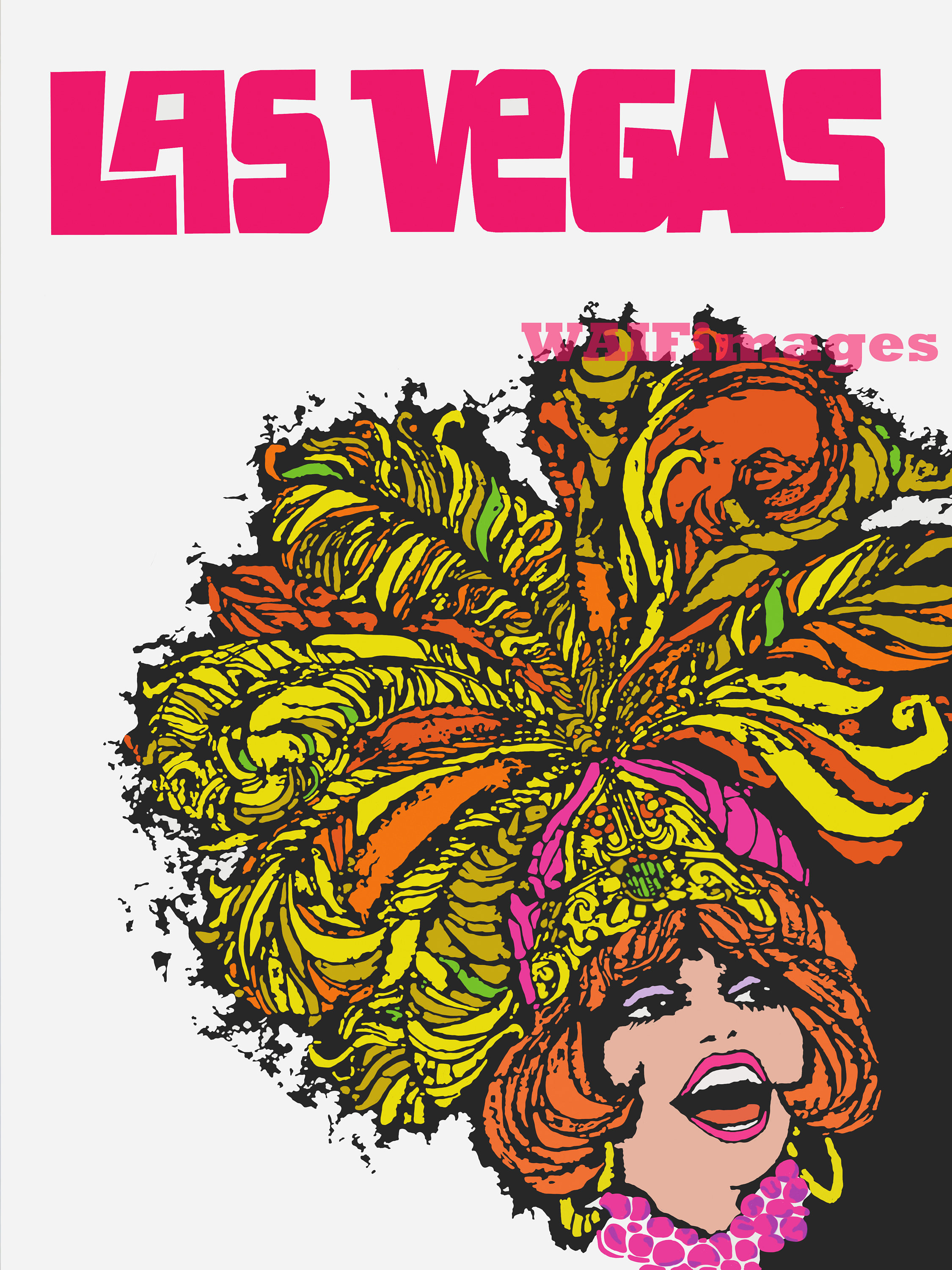 Las Vegas typographic poster for Show Us Your Type project