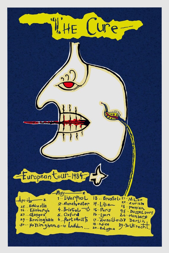 ザ・キュアー THE HEAD TOUR パンフレット   THE CURE ザ・キュアー THE HEAD TOUR パンフレット THE CURE ザ・キュアー THE