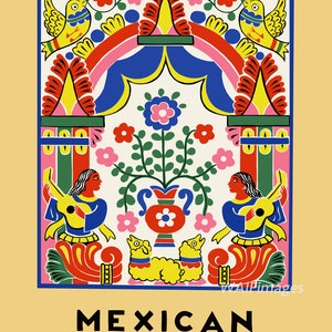 Mexican Art and Life - derived from a 1938 magazine cover this captures the feel of the time and place.