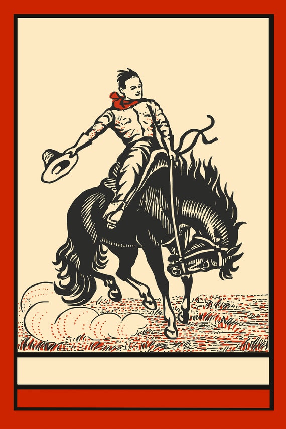 Horse and Rider - a Lively and Powerful Image Derived From a 1920s