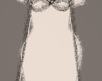 Some Light Lingerie - derived from an early 20th Century advertising image with a few modern variations added to show what you could do.