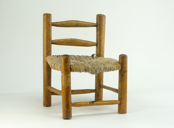 vintage doll chair