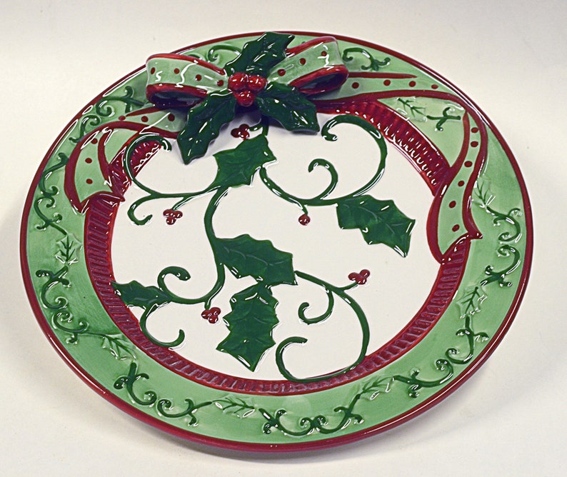 Christmas Plate by Cracker Barrel | Etsy