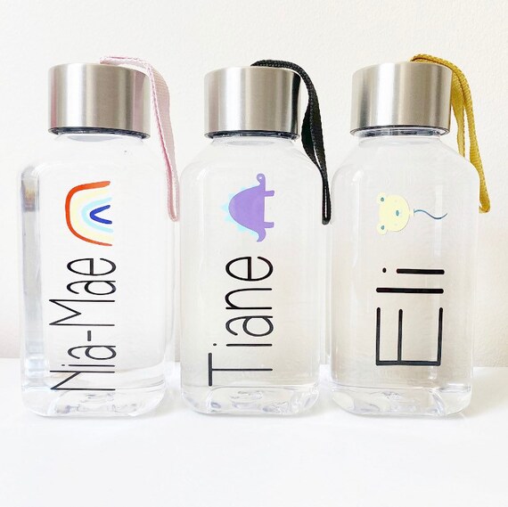 personalised childs water bottle