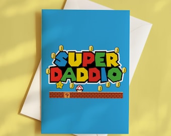 Super Daddio Birthday Card For Dad, Funny Card, Father's Day Card, Cards For Dad, Father's Day or Birthday