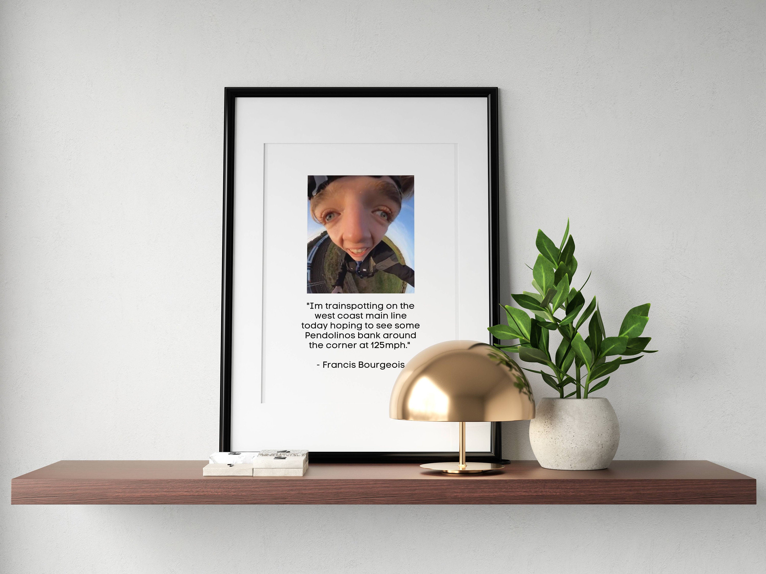 Francis Train guy TikTok Print Train guy Print Francis Etsy