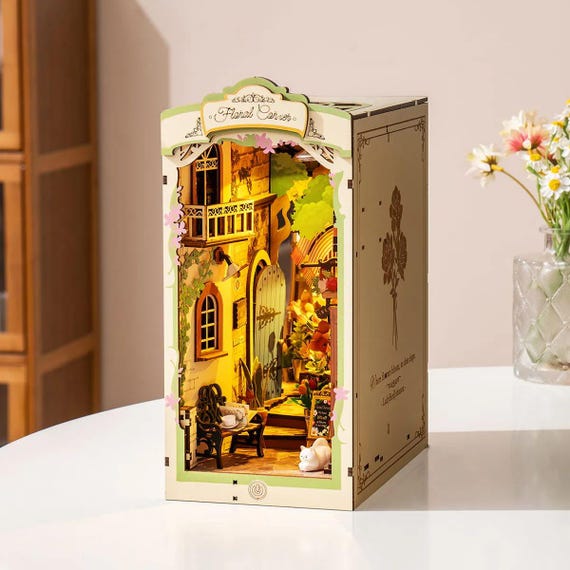 Rolife Maison de Jardin de Rêve Bricolage Kit de Maison Miniature Cadeaux de Noël et d'Anniversaire pour Garçons et Filles