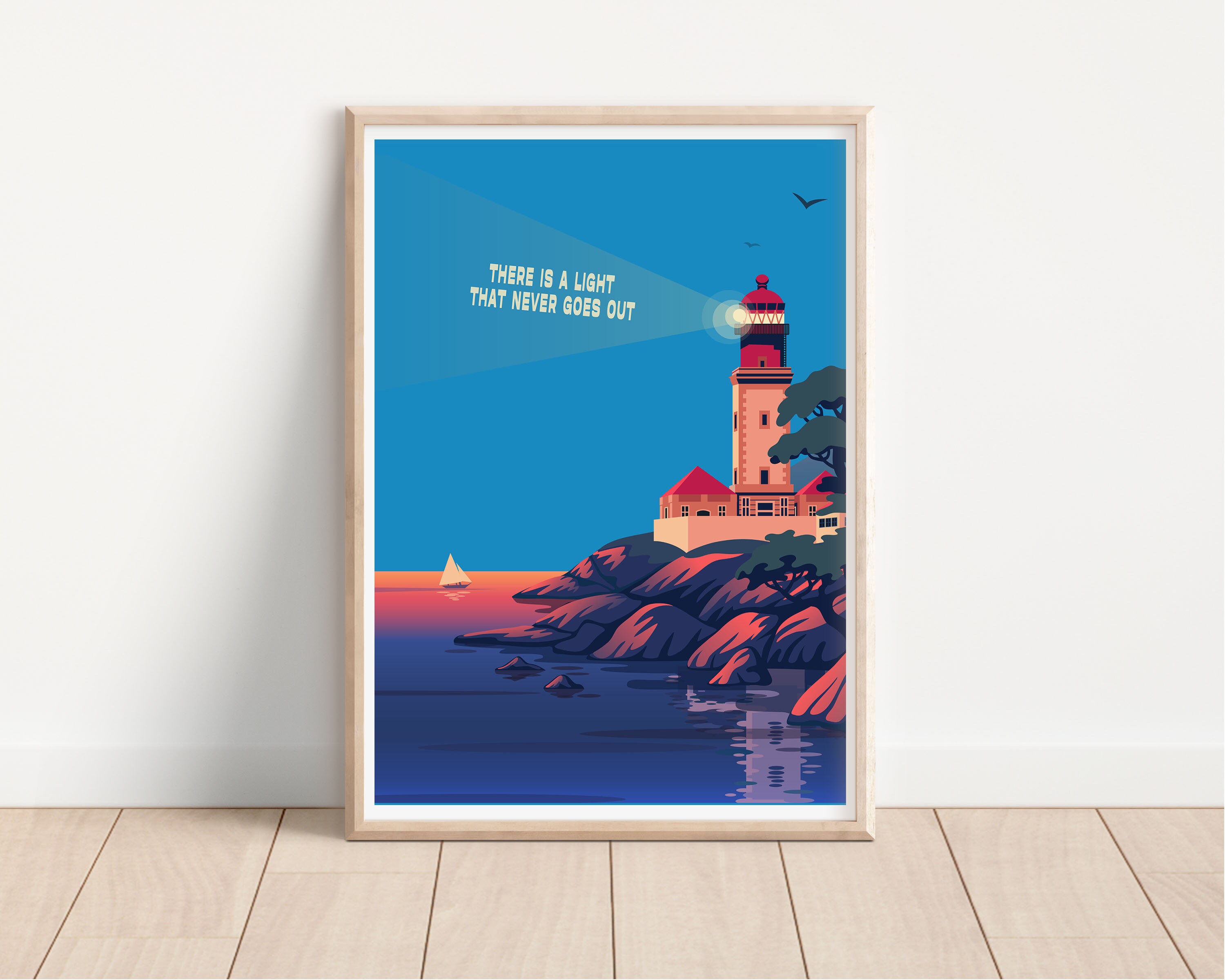 The Smiths Inspired Art Print, There is A Light That Never Goes