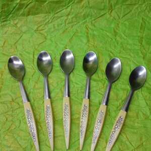 coffee spoons for 6 persons Made in 1970s