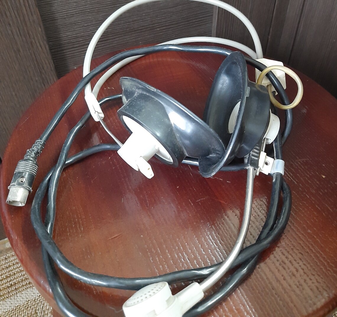 Headphones With Microphone Vintage 1985, foto 2 di 4