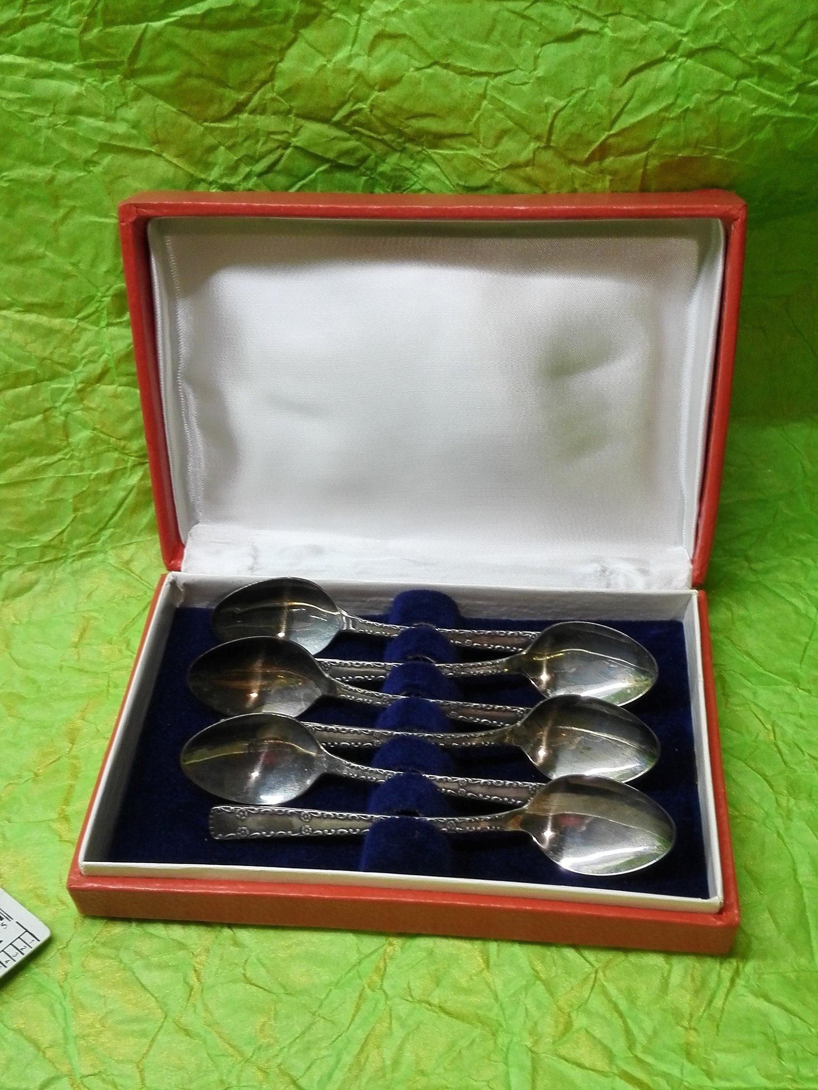 Cuillère Vintage En Plaqué Argent Melchior - Fabriquée En URSS