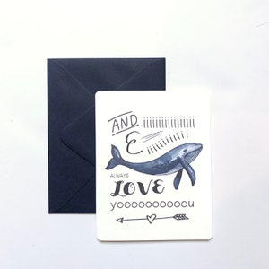 I Will (Whale) Always Love You Card