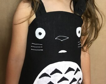 totoro overall dress