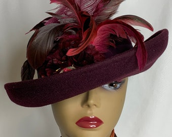 Vintage Deborah New York Hat ~ Ladies Hat ~ Wool Hat Made in  display picture 3