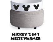 MICKEY 2-in-1 Melts Warmer Disney Soy Wax Melts Candle Jar or Clamshell Tart Warmer Plug-In Main Street Melts Candle Co. Magic Mouse Scents