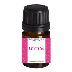 MINNIE Fragrance Oil for Diffuser Essential Oils Main Street Melts Candle Co. Disney Inspired Scents Fragrances 5mL Magic Scent gift