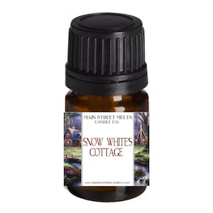 SNOW WHITE&#39;S COTTAGE Fragrance Oil for Diffuser Essential Oils Main Street Melts Candle Co Disney Inspired Scents Fragrances 5mL Magic