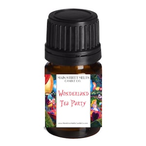 WONDERLAND TEA PARTY Fragrance Oil for Diffuser Essential Oils Main Street Melts Candle Co. Disney Inspired Scents Fragrances 5mL Chai Magic
