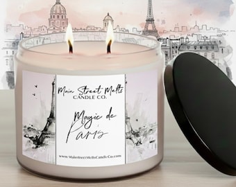Magic De Paris | Disney Inspired Scented Soy Candle - Disneyland Hotel Fragrance