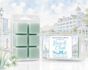 Beachclub | Disney Resort inspiriert Wax Melt - Duftende Sojakerzen-Törtchen