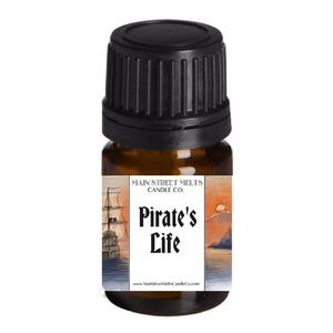 PIRATES LIFE Fragrance Oils for Oil Diffuser Essential Oil Main Street Candle Disney Inspired Scents Fragrances 5mL Magic Caribbean Pirate&#39;s