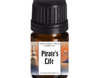 PIRATES LIFE Fragrance Oils for Oil Diffuser Essential Oil Main Street Candle Disney Inspired Scents Fragrances 5mL Magic Caribbean Pirate&#39;s