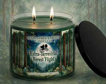 Extra-Terrestrial Forest Flight | Disney Inspired Scented Soy Candle - E.T. Ride Fragrance