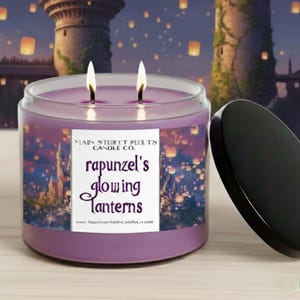 Rapunzel's Glowing Lanterns | Disney Inspired Scented Soy Candle - Tangled Fragrance