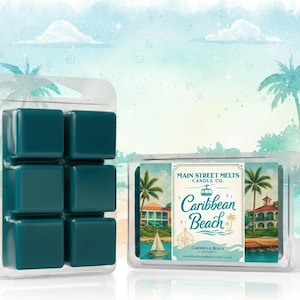 Caribbean Beach | Disney Resort Inspired Wax Melt - Scented Soy Candle Tart