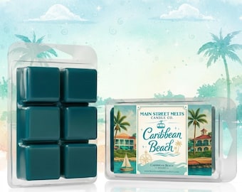 Caribbean Beach | Disney Resort Inspired Wax Melt - Scented Soy Candle Tart