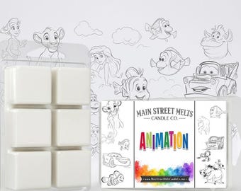 Art de l'animation | Fondant à la cire inspiré d'un complexe Disney - Tarte aux bougies au soja parfumé