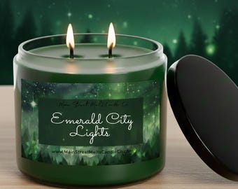 Emerald City Lights | Wicked Inspired Scented Soy Candle - Wizard of Oz Fragrance