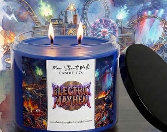 Elektriskt kaos | Disney-inspirerat doftljus med soja - Rockin' Fragrance