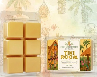Tiki Room | Disney Inspired Wax Melt - Scented Soy Candle Tart