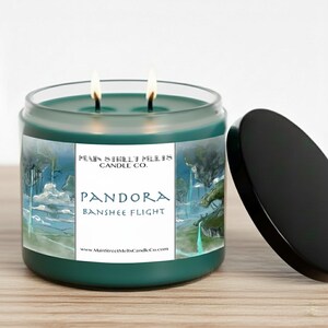 Candela profumata alla soia Pandora Banshee Flight / Disney Inspired - Fragranza Avatar 18oz