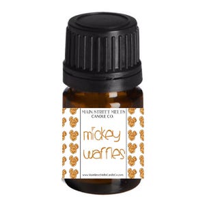 MICKEY WAFFLES Fragrance Oil for Diffuser Essential Oils Main Street Melts Candle Co. Disney Inspired Scents Fragrances 5mL Magic Scent gift