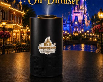 Magic On-the-Go Waterless Fragrance Oil Diffuser - Portable Home + Car Magic Inspired Disney - Resort + Park Scents