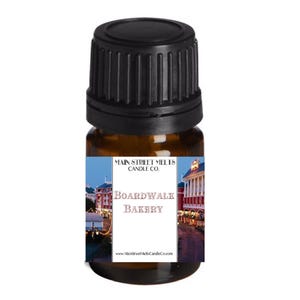 BOARDWALK BAKERY Fragrance Oil for Diffuser Essential Oils Main Street Melts Candle Co. Disney Inspired Scents Fragrances 5mL Resort Food