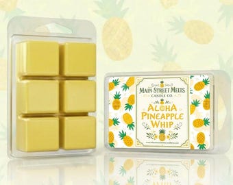 Aloha Pineapple Whip | Disney Inspired Wax Melt - Scented Soy Candle Tart