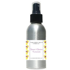 FLOWER & GARDEN LEMONADE Fragrance  Room Spray 4oz Spritz Theme Park Inspired Disney Scent fan magic gift Main Street Melts Candle Co. Epcot