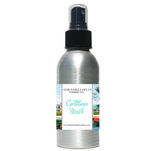 CARIBBEAN BEACH Fragrance Room Spray 4oz Spritz Theme Park Resort Inspired Disney Scent fan magic gift Main Street Melts Candle Co. body