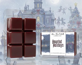 Vela de soja perfumada con aroma a tarta de Haunted Holidays / Inspirada en Disney