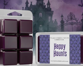 Vela de soja perfumada Happy Haunts / Inspirada en Disney - Tarta de cera
