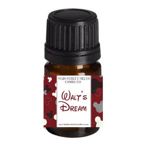 WALT&#39;S DREAM Duftöl für Diffusor Ätherische Öle Main Street Melts Candle Co Disney inspirierte Düfte Düfte 5mL Magic Mickey Office