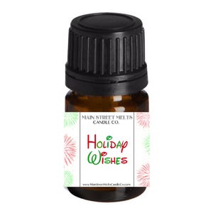 HOLIDAY WISHES Fragrance Oil for Diffuser Essential Oils Main Street Melts Candle Co. Disney Inspired Scents Fragrances 5mL Magic Christmas
