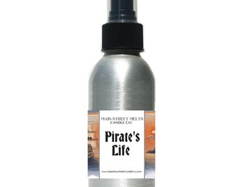 PIRATES LIFE Fragrance Room Spray 4oz Spritz Theme Park Inspired Disney Scent  magic gift Main Street Melts Candle Co. pirate Caribbean ride